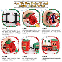 Load image into Gallery viewer, Lucky Doug Christmas Train Toys Set Around Tree for Kids, Electric Train Set with Light & Sounds Include 4 Cars and 10 Tracks, Christmas Trains Sets Gift for 2 3 4 5 6 Years Old Boys Girls Toddlers