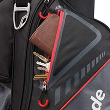 Load image into Gallery viewer, TaylorMade 2019 Golf Select Cart Bag, Black/Red