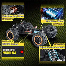 Load image into Gallery viewer, NUOKE Brushless RC Cars 60km/h with 2 Rechargeable Batteries Remote Control Truck for Adults High Speed 4WD Offroad All Terrain Waterproof Monster Truck Gifts for Boys Kids
