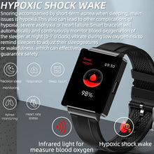Load image into Gallery viewer, OYG 1.85" Smart Watch with NFC Function 20 Workout Modes, IP68 Waterproof Fitness Tracker with Heart Rate Blood Glucose Blood Pressure Blood Oxygen Spo2 Sleep Monitor for Android iOS