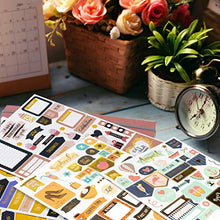 Load image into Gallery viewer, Aesthetic Gold Foil Planner Stickers - 1250+ Stunning Design Accessories Enhance and Simplify Your Planner, Journal and Calendar
