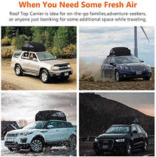 Load image into Gallery viewer, Adakiit Car Roof Bag Cargo Carrier, 20 Cubic Feet Waterproof Heavy Duty Car Roof Top Carrier with/Without Rack, Suitable for All Vehicles Cargo Bag Storage Luggage + 8 Reinforced Straps + Packing Bag