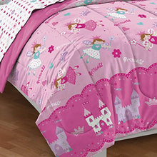 Load image into Gallery viewer, Dream Factory Magical Princess Ultra Soft Microfiber Girls Comforter Set, Pink, Twin