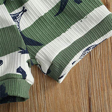 Load image into Gallery viewer, 2Pcs Baby Boys Summer Clothing Sets Cute Letters Print Sleeveless Tank Tops T-Shirt+Palm Shorts Outfits (Black Tank Tops+Beach Shorts, 0-6 Months)