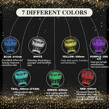 Load image into Gallery viewer, LED Face Mask, GYH 7 Colors LED Skin Mask - Blue & Red Light for Face and Neck Skin, Ultra-Light Wireless Facial Photon Beauty Mask for Rejuvenation Tightening Skin(Only 260g)