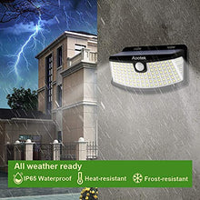 Load image into Gallery viewer, Aootek Solar Lights 120 LEDs with Lights Reflector,270 Degree Wide Angle, IP65 Waterproof, Security Lights for Front Door, Yard, Garage, Deck(4pack)