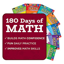 Load image into Gallery viewer, 180 Days of Practice for Sixth Grade (Set of 3) 6th Grade Workbooks for Kids Ages 10-12, Includes 180 Days of Reading, 180 Days of Writing, 180 Days of Math