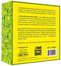 Load image into Gallery viewer, ...I should have known that! Trivia Game