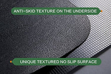 Load image into Gallery viewer, Office Chair Mat for Hardwood and Tile Floor, Black, Anti-Slip, Non-Curve, Under the Desk Mat Best for Rolling Chair and Computer Desk, 47 x 35 Rectangular Non-Toxic Plastic Protector, Not for Carpet