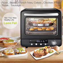 Load image into Gallery viewer, Air Fryer Oven Aobosi Electric Toaster Oven Convection Rotisserie Oven Roaster Countertop Rotisserie Oven Steam Oven Multi-Function 12-in-1 Toast/Bake/AirFry/Dehydrate/Roast/pizza|21Qt|Recipe 1250W