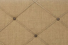 Load image into Gallery viewer, 19.75” x 15.75" Natural Tan Burlap Covered with Criss-Cross Twine Bulletin Picture & Memo Board