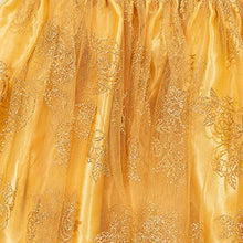 Load image into Gallery viewer, Disney Princess Belle Toddler Girls T-Shirt Tutu Skirt Scrunchy Set Yellow/White 4T