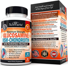 Load image into Gallery viewer, Glucosamine Chondroitin MSM + Turmeric Curcumin PM - Supports Healthy Inflammatory Response - Supports Joint Comfort & Flexibility