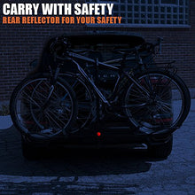 Load image into Gallery viewer, BV 2-Bike Bicycle Hitch Mount Rack Carrier for Car Truck SUV - Tray Style Smart Tilting Design (2-Bike Carrier)