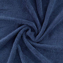 Load image into Gallery viewer, Qute Home Spa & Hotel Towels 6 Piece Towel Set, 2 Bath Towels, 2 Hand Towels, and 2 Washcloths - Navy Blue