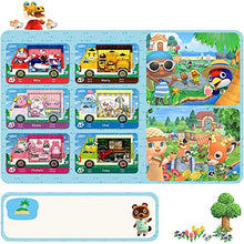 Load image into Gallery viewer, 6pcs Collaboration Pack for Animal Crossing New Horizons ACNH Amiibo Mini Card, RV Villager Furniture Compatible with Switch/Switch Lite/New 3DS