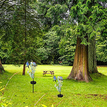 Load image into Gallery viewer, Gallity 29.5''Creativity Solar Flower Outdoor Garden Stake Landscape Lights - with Two Birds Statue Flowers Lawn Led Waterproof Lamp Plug in The Ground - for Yard, Patio, Backyard Decoration