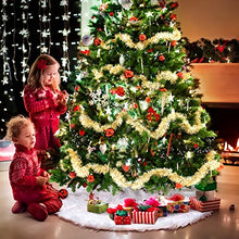 Load image into Gallery viewer, Christmas Tree Skirt, 50 Inch Thicker & Ultra Soft White Christmas Plush Tree Skirt, Machine Washable & Dryable Snowy White Fur Tree Skirt for Christmas Decorations and Ornaments