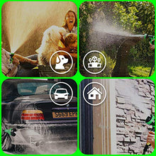 Load image into Gallery viewer, Expandable Garden Hose, Flexible Yard Hose, Durable Water Hose, 8 Function Spray Nozzle, 3/4" Solid Brass Connectors, Lightweight Expanding Flexible Water Hose-50FT