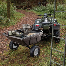 Load image into Gallery viewer, Ohio Steel 4048P-HYB Poly Swivel Hybrid Dump Cart, 15 cu.ft, 1250 lb Load Capacity
