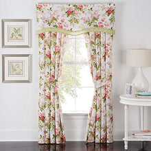 Load image into Gallery viewer, Waverly Emma's Garden Valances for Windows Rod Pocket Curtains for Kitchen and Living Room, 52" x 18", Blossom