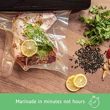 Load image into Gallery viewer, Nutri-Lock Vacuum Sealer Bags. 2 Rolls 11x50. Commercial Grade Food Saver Bags Rolls. Nutri-lock Bags Work with Foodsaver. Perfect for Sous Vide.