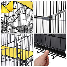 Load image into Gallery viewer, YAHEETECH Collapsible Large 3-Tier Metal Wire Pet Cat Kitten Ferret Chinchilla Cage Playpen Crate Enclosure Kennel Cat Home on Wheels Indoor Outdoor 3X Ramp Ladders/1x Hammock