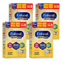 Load image into Gallery viewer, Enfamil NeuroPro Baby Formula Milk Powder Refill, 31.4 Ounce (Pack of 4) - MFGM, Omega 3 DHA, Probiotics, Iron & Immune Support