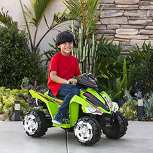Load image into Gallery viewer, Best Choice Products Kids 12V Electric 4-Wheeler Ride On w/ LED Lights, Forward and Reverse, Green
