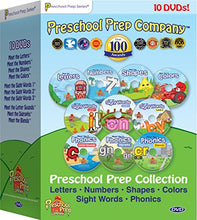 Load image into Gallery viewer, Preschool Prep Series Collection - 10 DVD Boxed Set (Meet the Letters, Meet the Numbers, Meet the Shapes, Meet the Colors, Meet the Sight Words 1, 2 & 3, Meet the Phonics - Letter Sounds, Digraphs & Blends