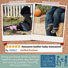 Load image into Gallery viewer, BirdRock Baby Moccasins - 30+ Styles for Boys & Girls! Every Pair Feeds a Child (US 5.5, Brown)