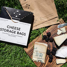 Load image into Gallery viewer, Formaticum Cheese Storage Bags, Keep Charcuterie Fresh, Wax Paper Bags, 15 Count
