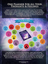 Load image into Gallery viewer, Law of Attraction Daily Planner - Deluxe Day Calendar and Gratitude Journal to Increase Productivity, Happiness & Time Management - Non Dated, A5 Purple Hardcover + Bonus Stickers