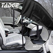 Load image into Gallery viewer, Tadge Goods XL Magnetic Ice Shield Snow Cover for Windshield – Smart Frost Guard Winter Protector Fits Car, Truck, SUV, Van - Free Bonus Ice Scraper & Travel Pouch