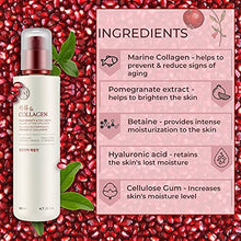 Load image into Gallery viewer, The Face Shop Pomegranate & Collagen Volume Lifting Emulsion | Deep Revitalizing Emulsion for Moisture Barrier Strengthening | Plump & Smoothen Your Skin, 4.7 Fl Oz