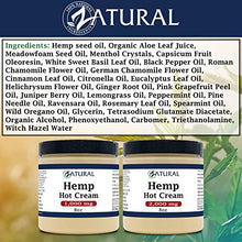 Load image into Gallery viewer, Zatural Hemp Hot Cream 1,000mg with Essential Oil Blend, Aloe, Hemp, and more (1,000mg)