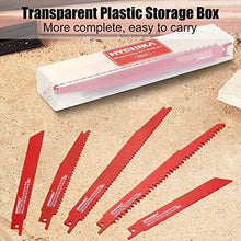 Load image into Gallery viewer, HYCHIKA 32-Piece Reciprocating Saw Blade Set Metal Wood Cutting Saw Blades with Organizer Case