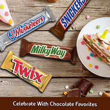 Load image into Gallery viewer, SNICKERS, TWIX, 3 MUSKETEERS & MILKY WAY Full Size Chocolate Candy Bars Variety Mix, 33.31-Ounce 18-Count Box