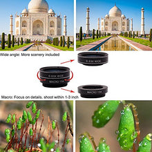 Load image into Gallery viewer, 11 in 1 Cell Phone Camera Lens Kit Wide Angle Lens & Macro Lens+Fisheye Lens+Telephoto Lens+CPL/Flow/Radial/Star/Soft Filter+Kaleidoscope Lens Compatible for iPhone Samsung Sony and Most of Smartphone