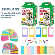 Load image into Gallery viewer, Fujifilm Instax Mini 9 Camera with Fuji Instant Film (40 Sheets) & Accessories Bundle Includes Case, Filters, Album, Lens, and More