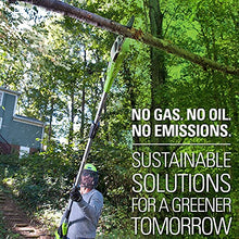 Load image into Gallery viewer, Greenworks 40V 8-inch Cordless Pole Saw with Hedge Trimmer Attachment 2.0Ah Battery and Charger Included