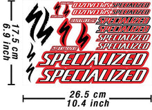 Load image into Gallery viewer, SPECIALIZED Decals Stickers Bicycle Frame Replacement Graphic Set #2