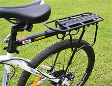 Load image into Gallery viewer, West Biking 110Lb Capacity Almost Universal Adjustable Bike Cargo Rack Cycling Equipment Stand Footstock Bicycle Luggage Carrier Racks with Reflective Logo