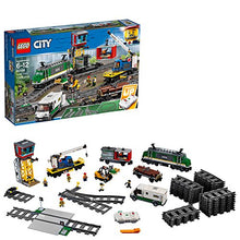 Load image into Gallery viewer, LEGO City Cargo Train 60198 Remote Control Train Building Set with Tracks for Kids(1226 Pieces)