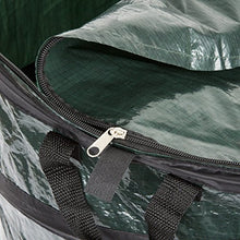 Load image into Gallery viewer, Collapsible Trash Can- Pop Up 33 Gallon Trashcan for Garbage With Zippered Lid By Wakeman Outdoors -Ideal for Camping Recycling and More (Green)