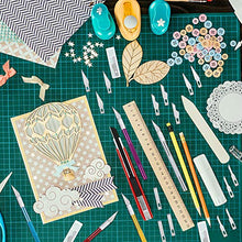 Load image into Gallery viewer, 6 Pieces Hobby Knifes Compatible with Exacto Knife with 52 Pieces Spare Knife Steel Blades Utility Knives, Art Carving Precision Knife for Art, Scrapbooking, Stencil