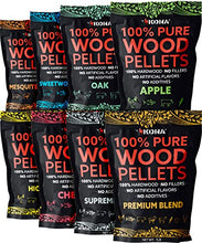 Load image into Gallery viewer, Kona Wood Pellets All Variety Pack, Intended for Ninja Woodfire Outdoor Grill, 8, 1lb Resealable Bags