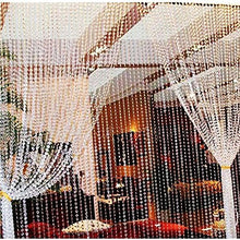 Load image into Gallery viewer, 99FT(30M) Acrylic Diamond Garland Strands Crystal Beads Curtain Wedding DIY Party Decor