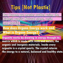 Load image into Gallery viewer, Orgonite Energy Pendant Orgone Amazon Stone Necklace Horus Eye All-Seeing Eyes Devil'S Eye Necklace Amulet Magnetic Jewelry