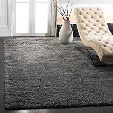 Load image into Gallery viewer, Safavieh California Premium Shag Collection SG151-8484 2-inch Thick Area Rug, 8' x 10', Dark Grey